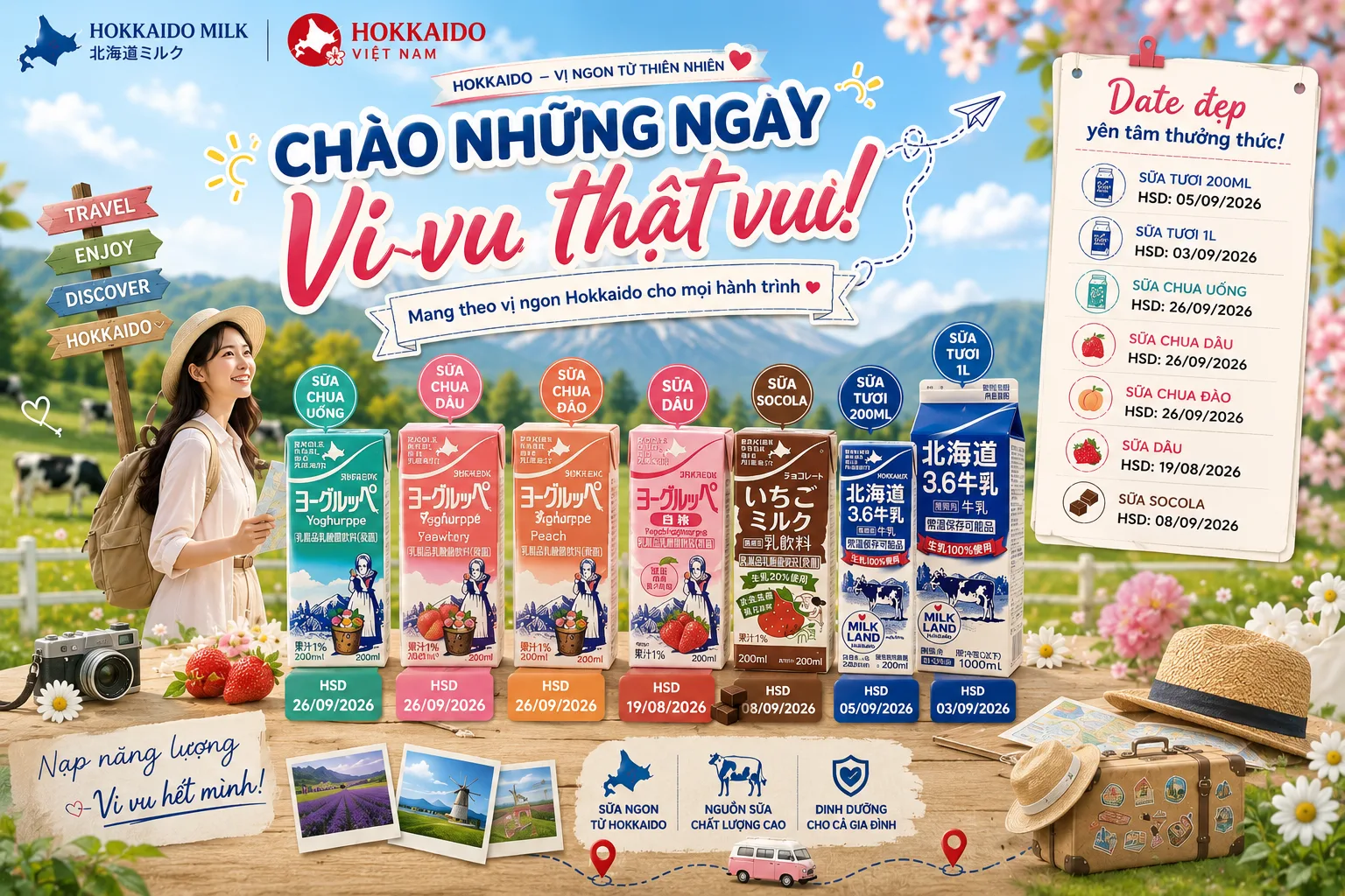 ✈️ Cập nhập lịch sữa về - Chào những ngày vi vu thật vui 