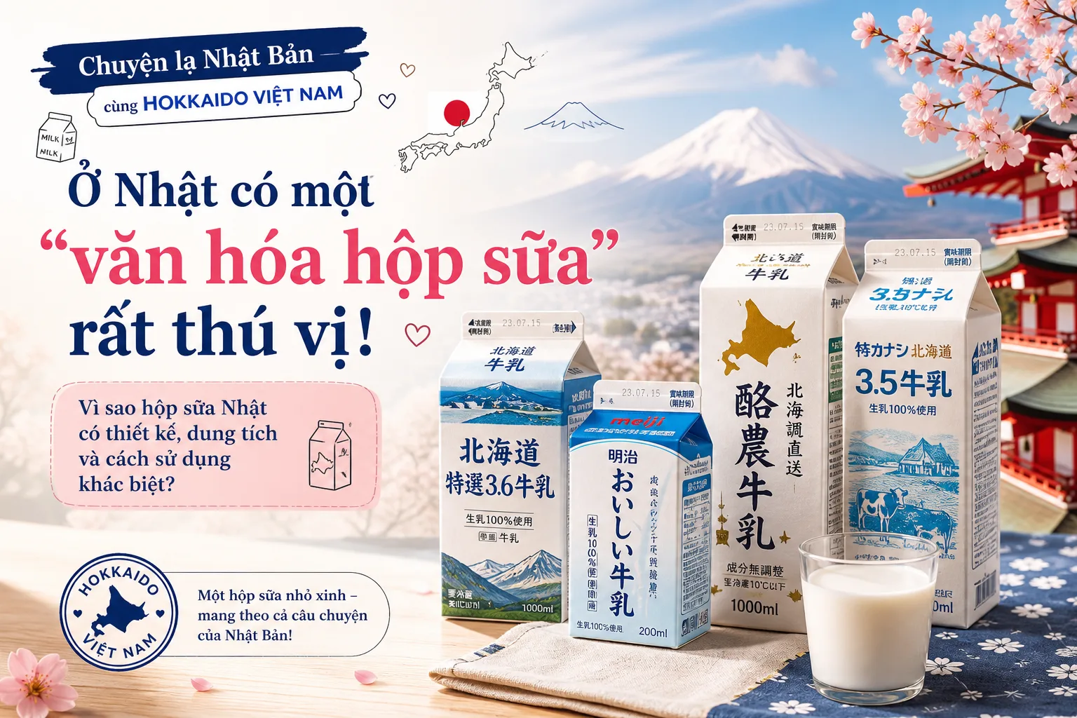 Ở Nhật có một “văn hóa hộp sữa” rất thú vị | Chuyện lạ Nhật Bản cùng Hokkaido Việt Nam 